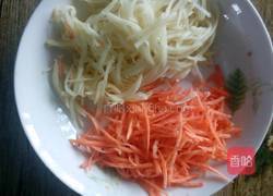 豆腐皮卷三丝的做法图解4