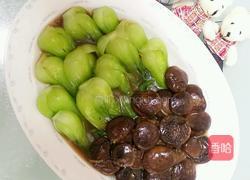 香菇油菜的做法图解4