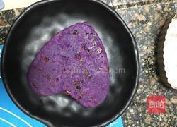 酸奶心形紫薯泥的做法图解3