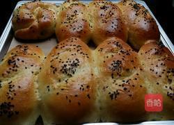 芝麻紫薯面包的做法图解7