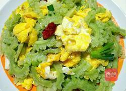 凉瓜炒蛋的做法图解3
