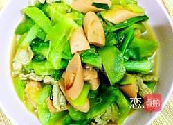 莴苣火腿炒肉的做法图解6