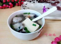 香菇豆腐鱼丸汤