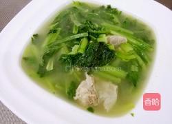 小白菜汤的做法图解6