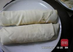 香菇肉沫豆皮卷的做法图解5
