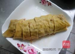 香菇肉沫豆皮卷的做法图解7