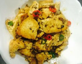 小炒豆腐[图]