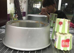 菠菜戚风蛋糕的做法图解12