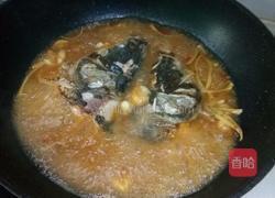 啤酒炖胖头鱼头的做法图解6