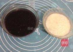 桂香黑米糕的做法图解1