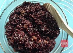 桂香黑米糕的做法图解3