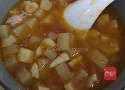 西红柿土豆咸笋汤的做法图解8