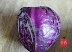 紫甘蓝炒鸡蛋的做法图解3