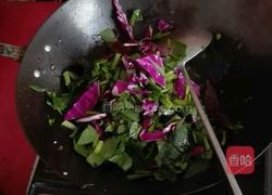 紫甘蓝炒鸡蛋的做法图解4