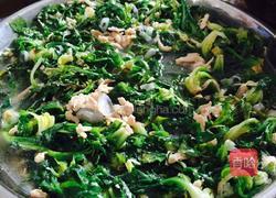 上汤荠菜肉丝的做法图解3