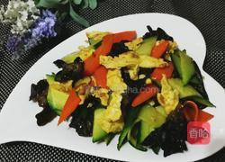鸡蛋木耳炒黄瓜的做法图解10