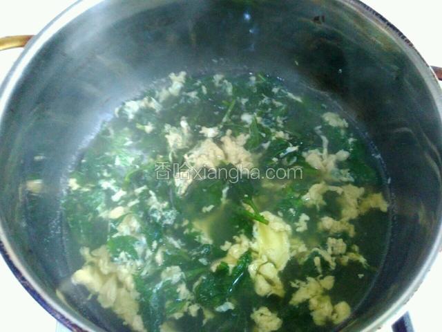 搅拌一下，烧滚即可