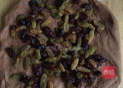 不加糖的可可干果面包的做法图解2