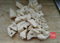 清爽藕块蒸南瓜的做法图解3