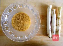 小米山药粥的做法图解1