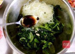 椒油菠菜拌粉丝的做法图解6
