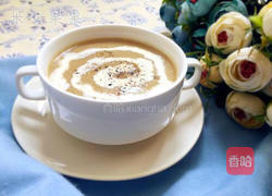 双孢菇奶油浓汤的做法图解6