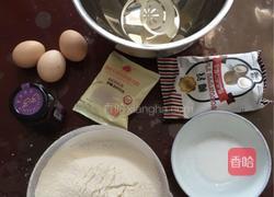 蓝莓椰蓉卷的做法图解1