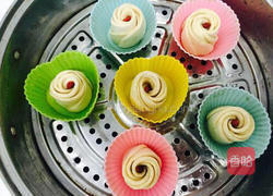 小麦胚芽花朵馒头的做法图解9