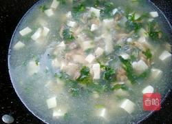 荠菜豆腐汤的做法图解16