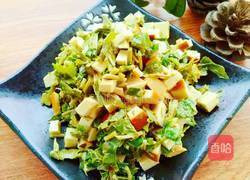 香椿芽拌豆干的做法图解6