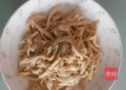 芫爆鸡丝的做法图解3