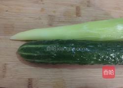 凉拌莴笋黄瓜丝的做法图解1