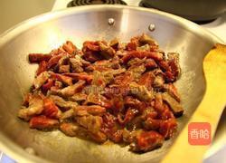 芥蓝炒牛小排的做法图解3