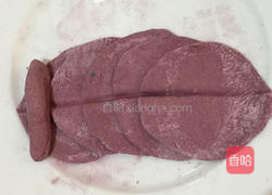 紫薯玫瑰花馒头的做法图解6