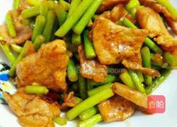 蒜薹炒肉片的做法图解8