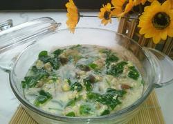 肉沫皮蛋汤