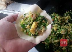 菠菜鸡蛋虾皮馅饼的做法图解6