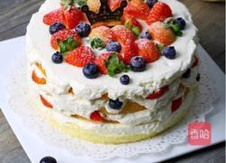 草莓裸蛋糕的做法图解7