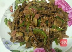 干笋炒腊肉的做法图解5
