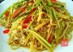 三丝凉面的做法图解5