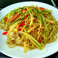 三丝凉面的做法[图]