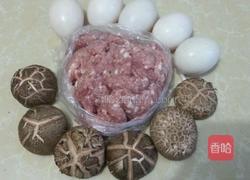 鸭蛋蒸丸子的做法图解1