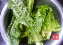 香菇扒莴苣叶的做法图解2
