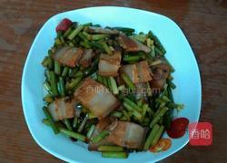 蒜苗五花肉的做法图解8