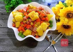 香烤吐司拌杂蔬的做法图解9