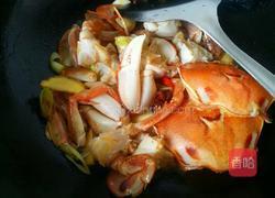 香辣蟹炒年糕的做法图解3