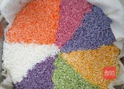 七色彩虹糯米饭的做法图解2