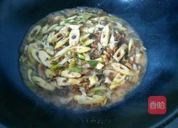 雪菜腊肉炒野笋的做法图解5