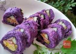 紫薯寿司的做法图解17