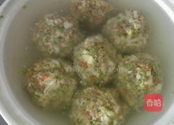 清炖香椿狮子头的做法图解7